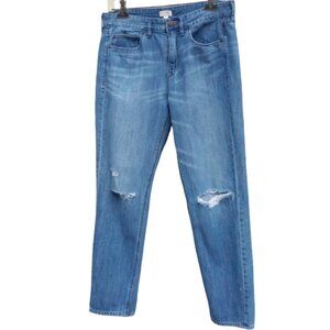 J Crew tapered distressed jeans sz 29
